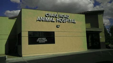 Craig animal hospital - Specialties: VE+CC North is located off the 95 at Craig Road, just north of the intersection of Rainbow and Craig. VE+CC North is associated with the Las Vegas Veterinary Specialty Center (LVVSC), allowing for rapid consultation with specialists in surgery, internal medicine, ophthalmology, cardiology, oncology and neurology. The combination of VE+CC North and LVVSC allows for rapid ... 